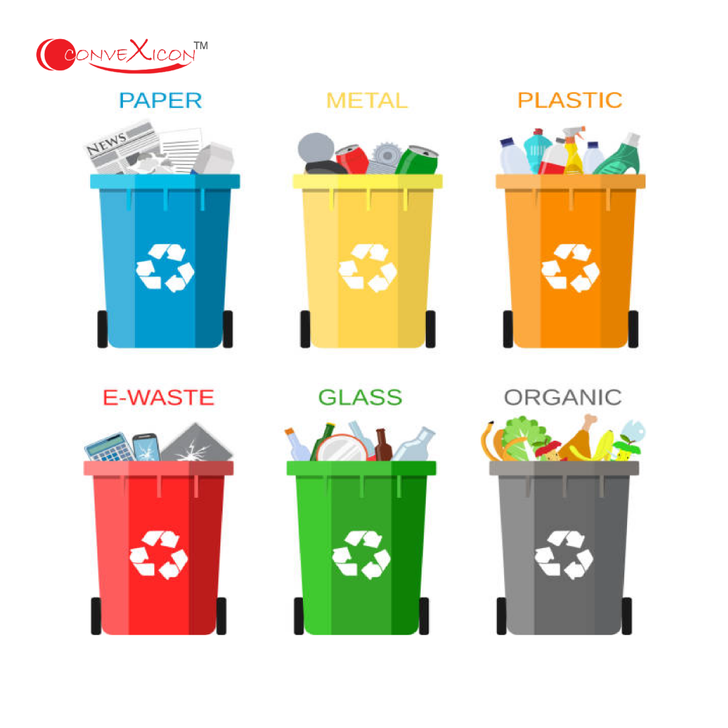 waste segregation bins